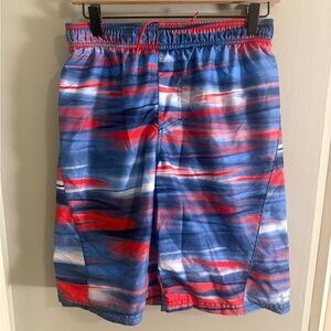 Under Armour Youth XL Shorts Red White Blue Swim Training Activewear